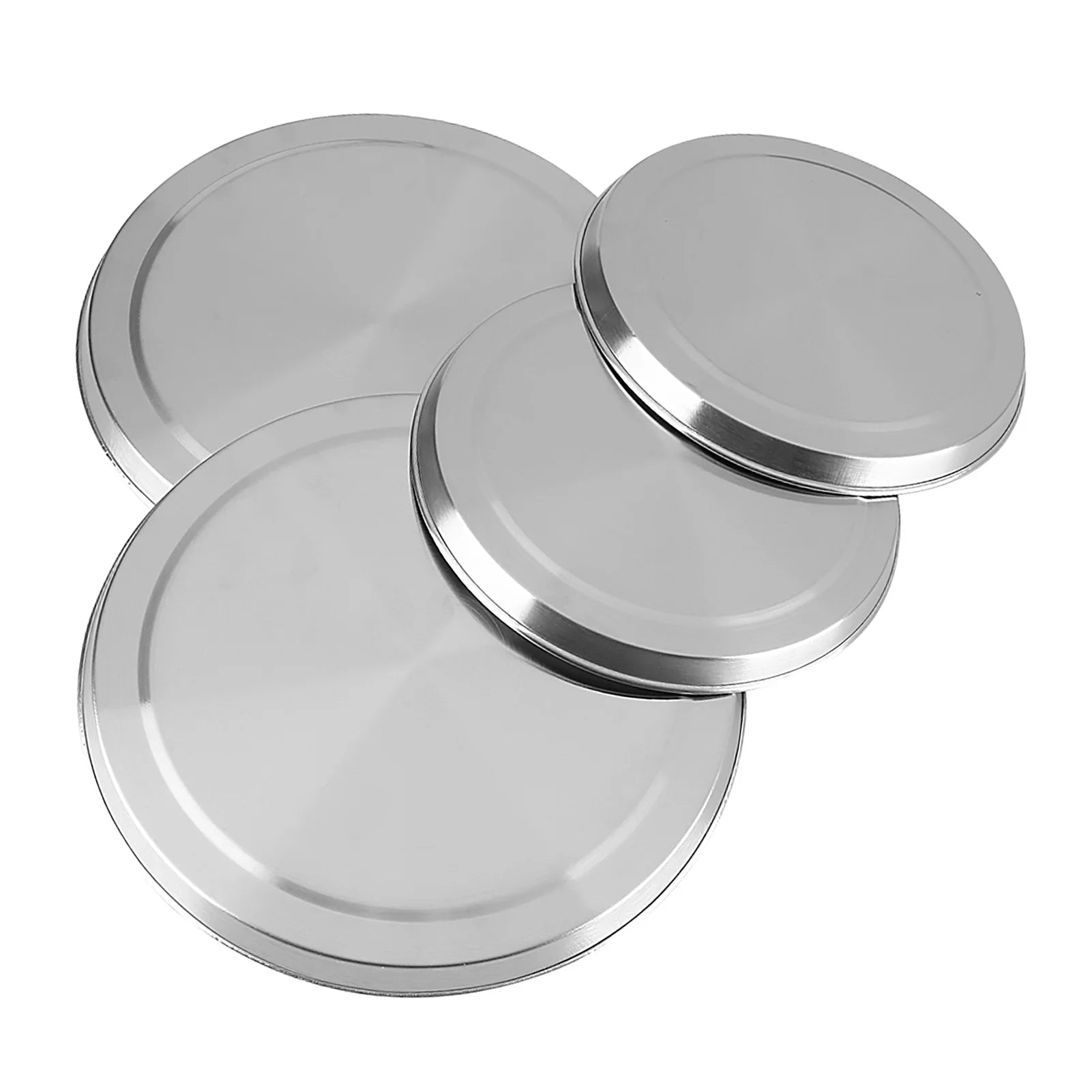 Stainless Steel Stove Top Burner Covers – Set of 4 | Kitchen Cooker Protection Covers